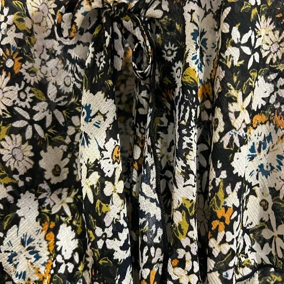 INTIMATELY FREE PEOPLE Say It To Me Bodysuit in Black Multi Floral // XS - Picture 7 of 9